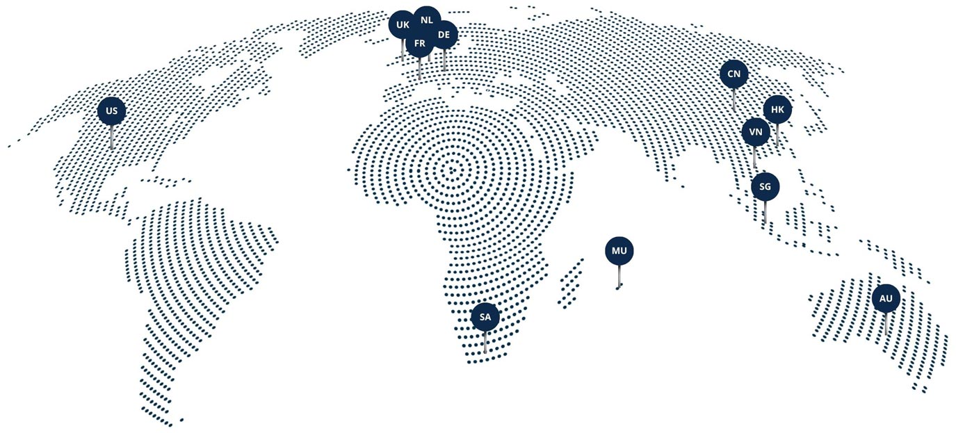 Santova office map